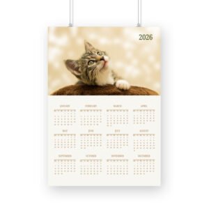 Cat Lookup Calendar 2026