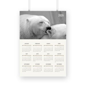 Polar Bear Calendar 2026