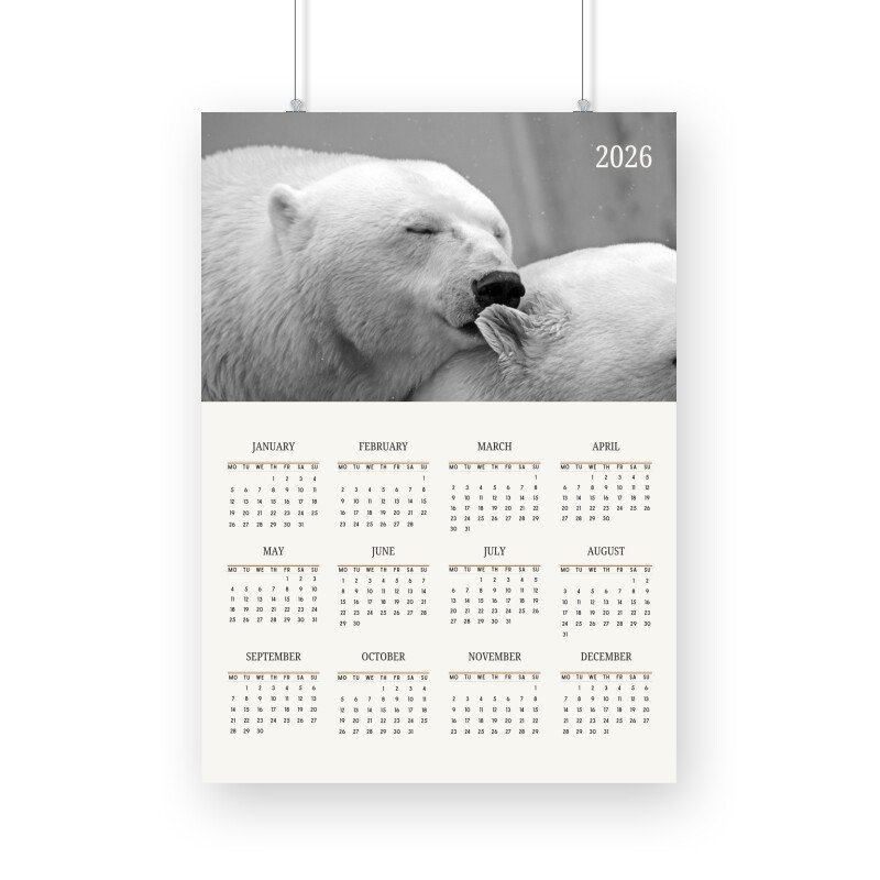 Polar Bear Calendar 2026 - Image 2